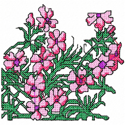 Flowers Embroidery Design 7